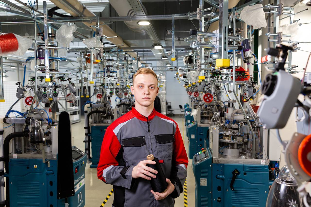 В индустриальном парке «Руднево» запустили производство лечебного компрессионного трикотажа