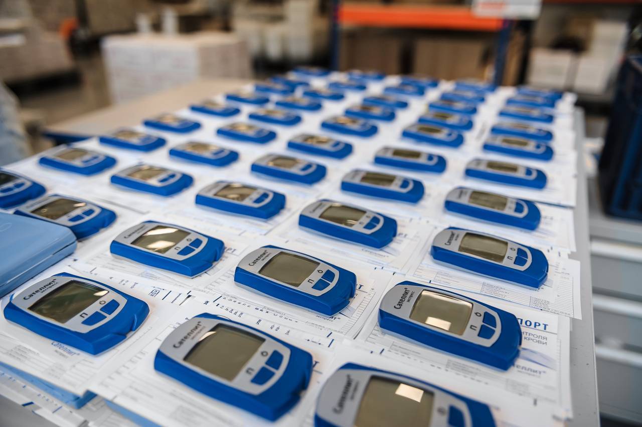 В ОЭЗ «Технополис Москва» изготовили около 600 тысяч глюкометров в 2025 году